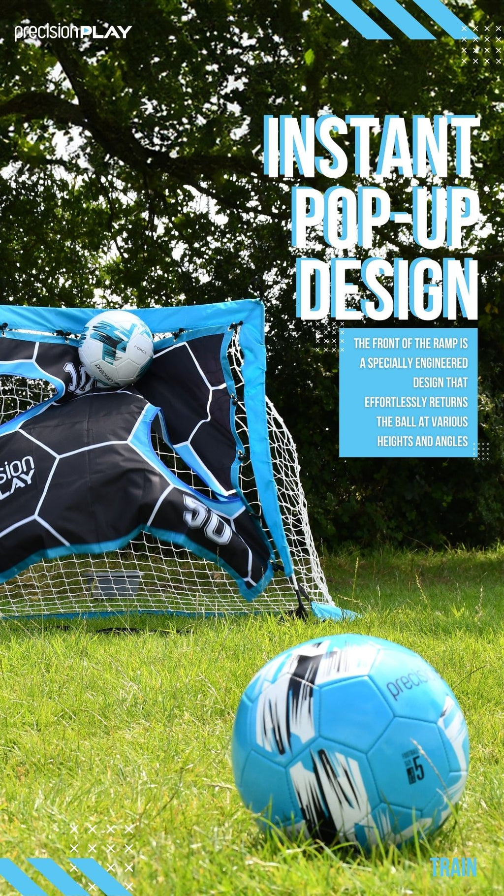 PrecisionPLAY 2in1 Pop-up Target Goal