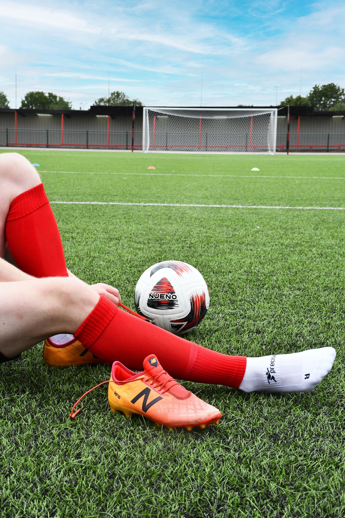 Precision Plain Pro Footless Sleeve Socks image 1