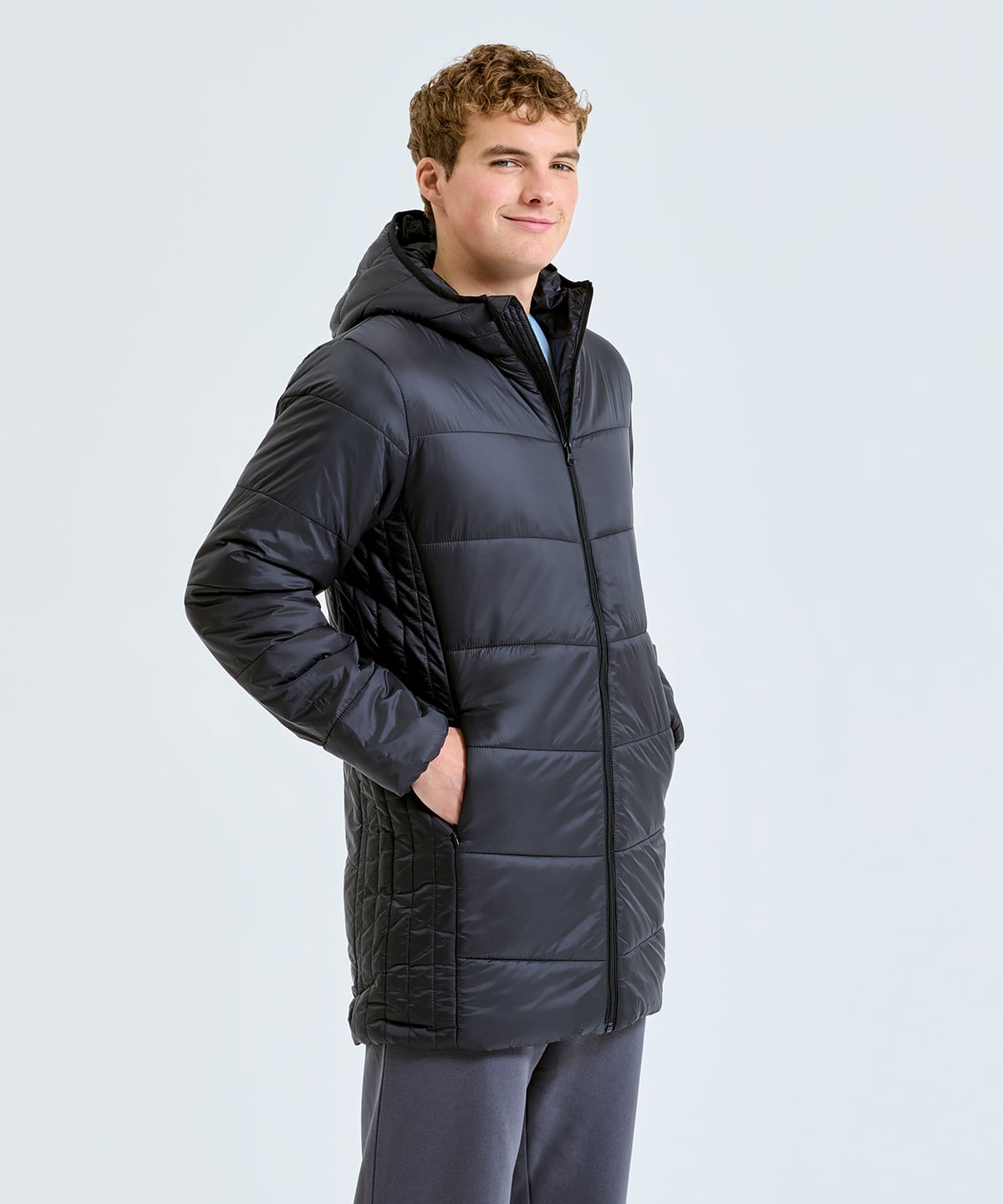 Mens Long Line Coat